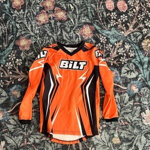 Kids Orange and Black Jersey